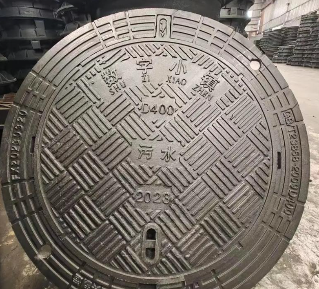 沔城回族镇球墨铸铁防沉降井盖展示